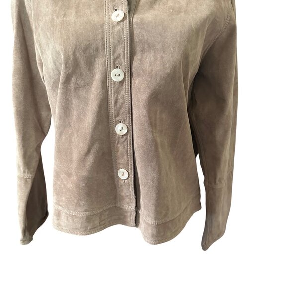 David Dart Collection tan leather size M jacket - Picture 5 of 7